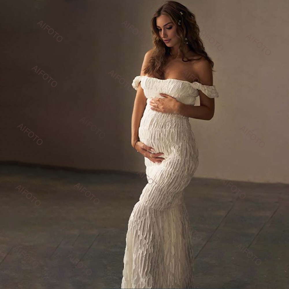 Maternity Wear - Sukienka ciążowa do sesji zdjęciowej w