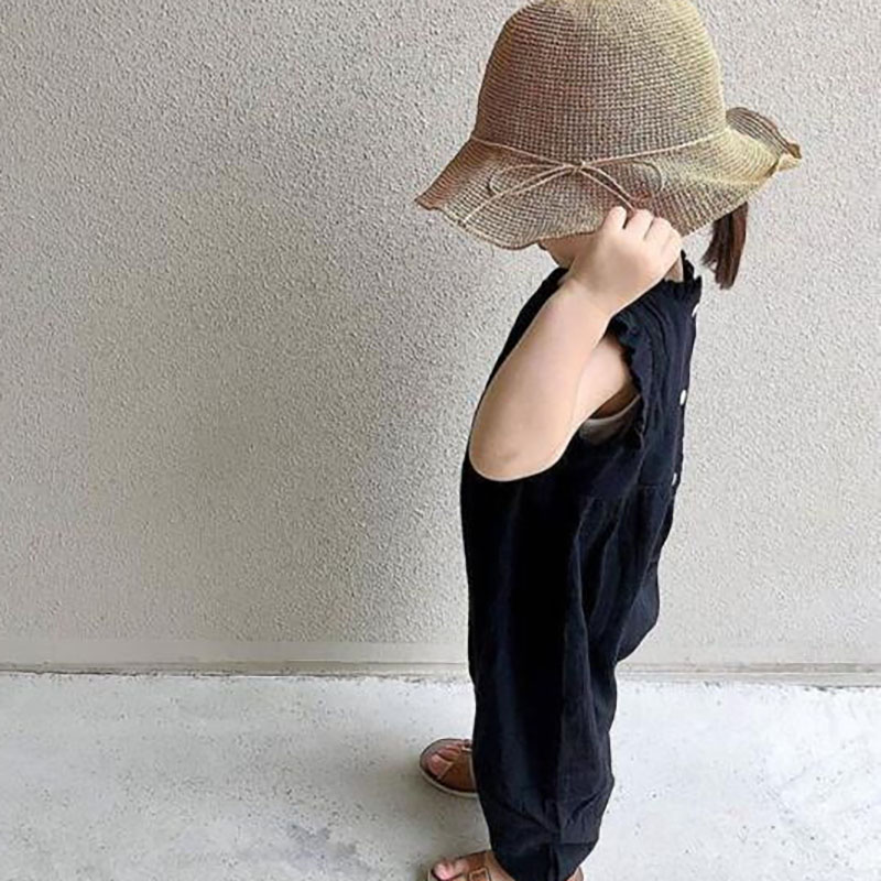 Nowe letnie kombinezony dla ni – Baby Summer Linen Sleeveless Jumpsuit recenzja i cena