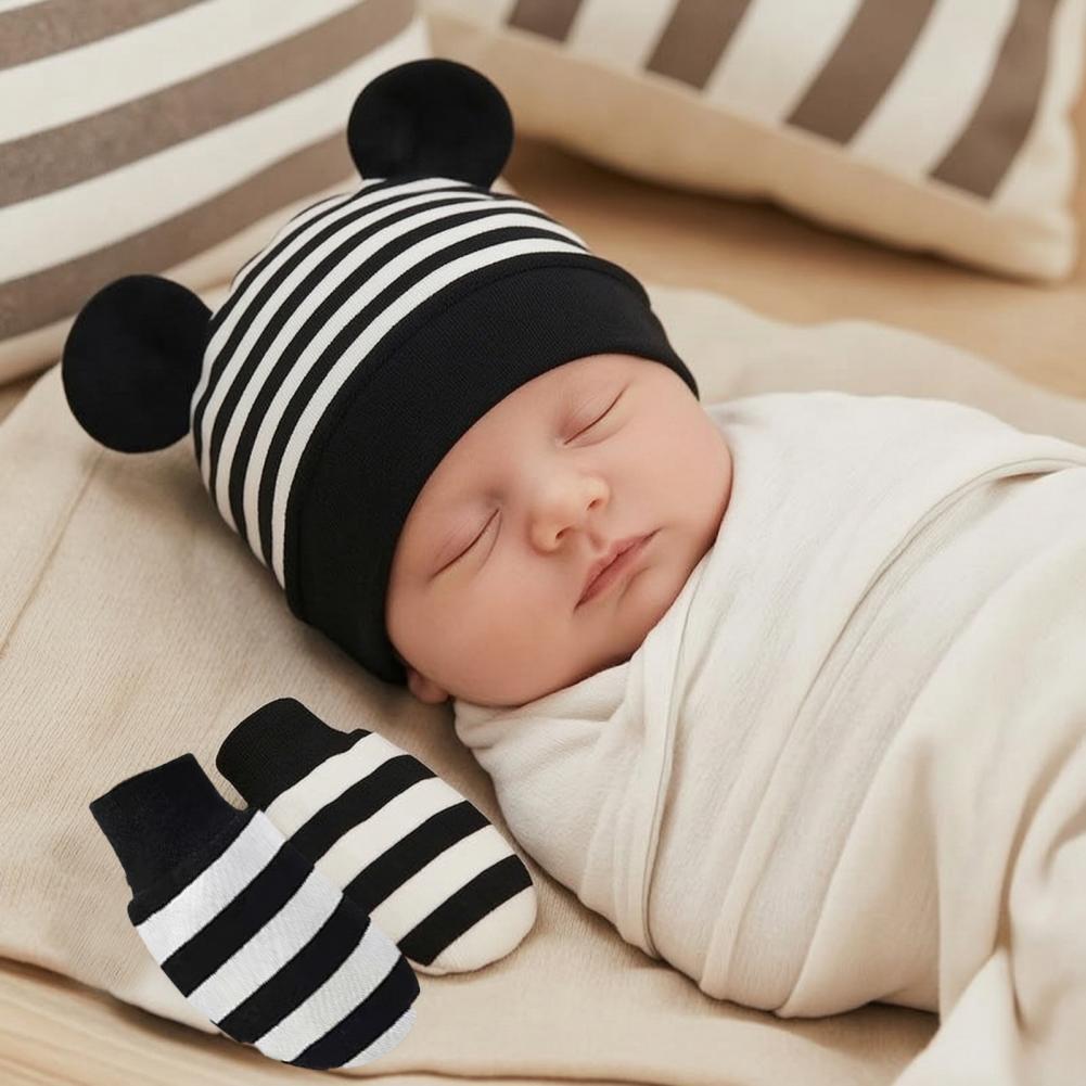 Rękawiczki zapobiegające drapa – Infant Beanie Hat With Ears recenzja i cena