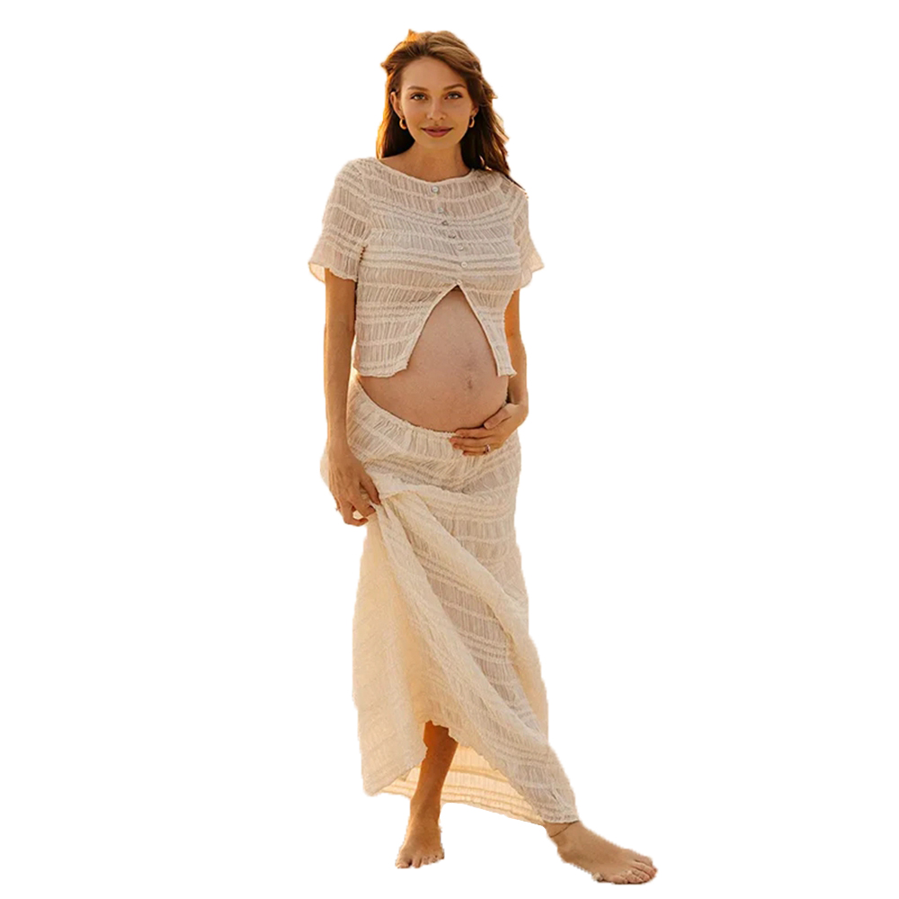 Zestaw do sesji ciążowej: krót – Maternity Wear recenzja i cena