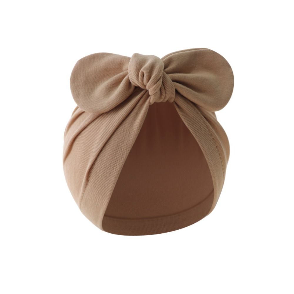 Urocza czapka z kwiatowym węzł – Infant Beanie Hat With Ears recenzja i cena